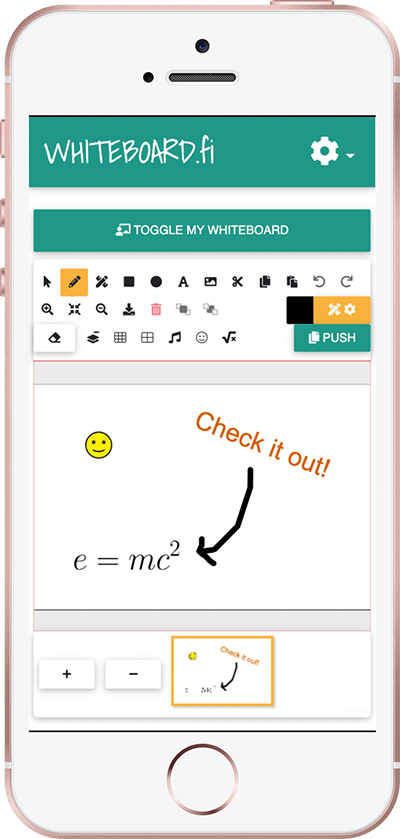 Whiteboard.fi - Free online whiteboard for teachers and classrooms